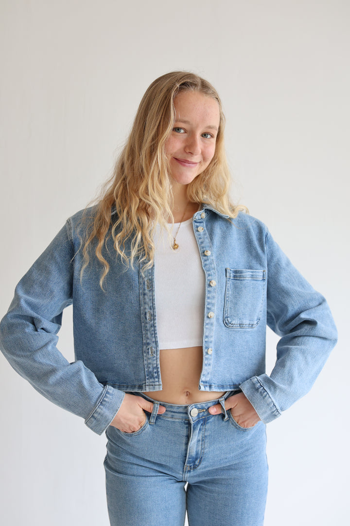 Cropped Jeansjacke Perfect Look