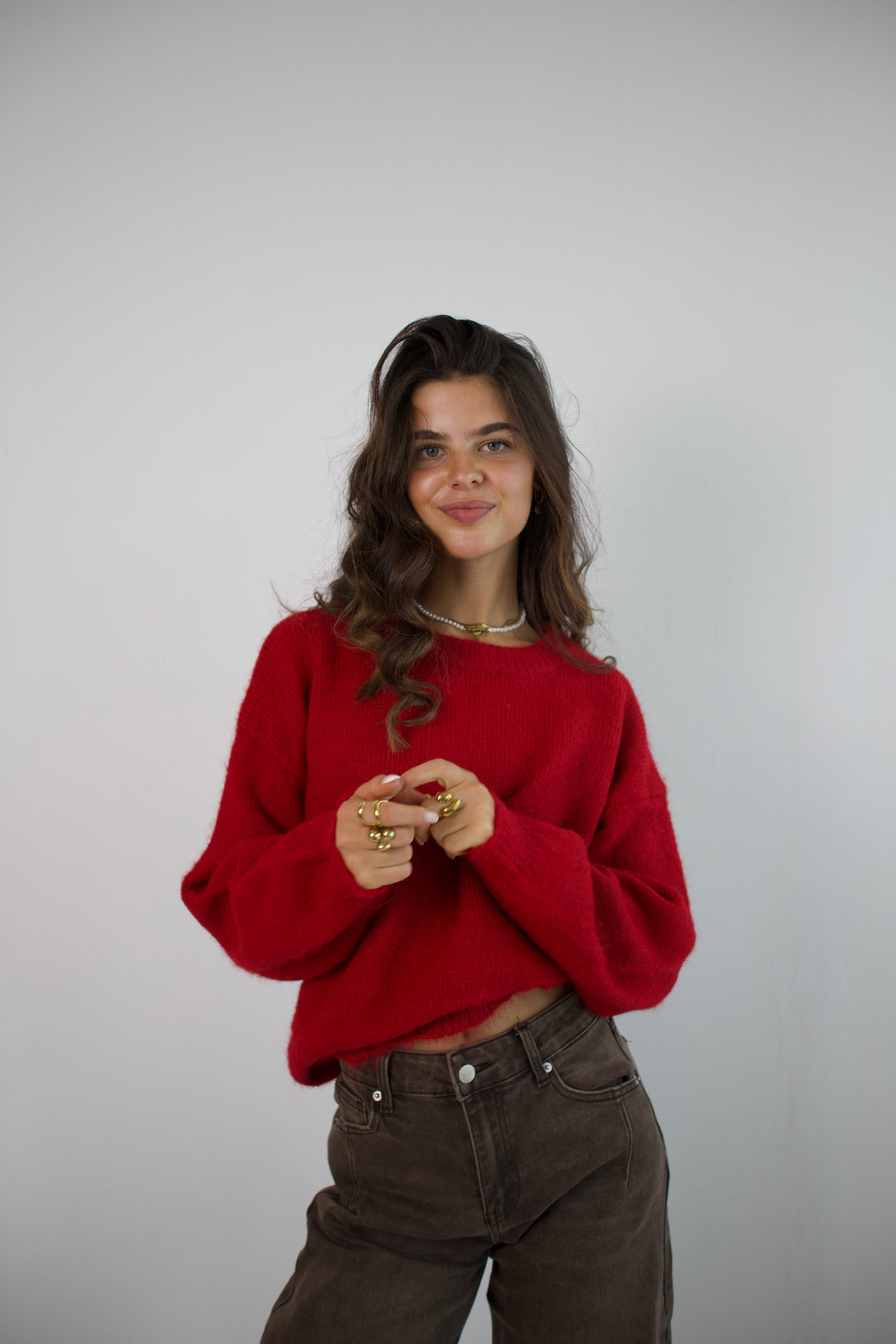 Red Velvet Cloud Sweater