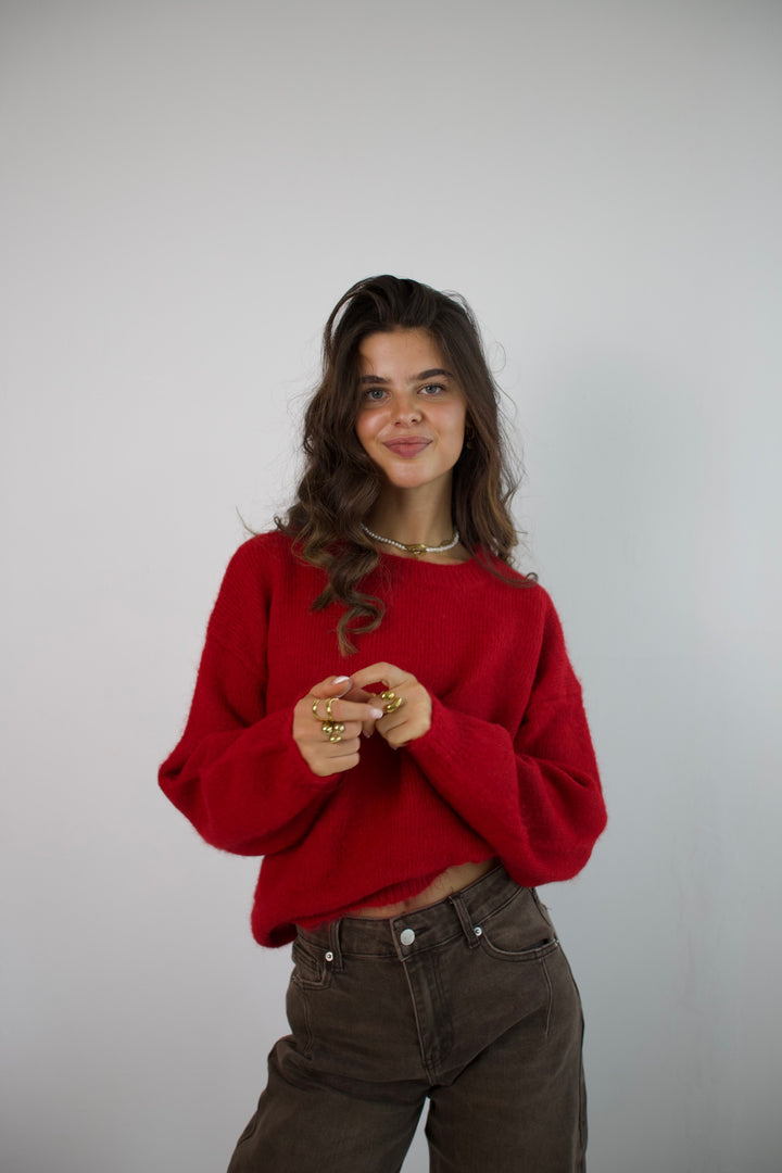 Red Velvet Cloud Sweater