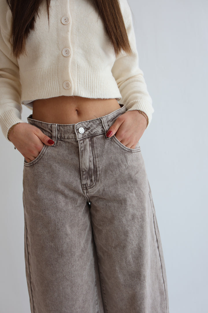 Barrel Fit Cocoa Shades Jeans