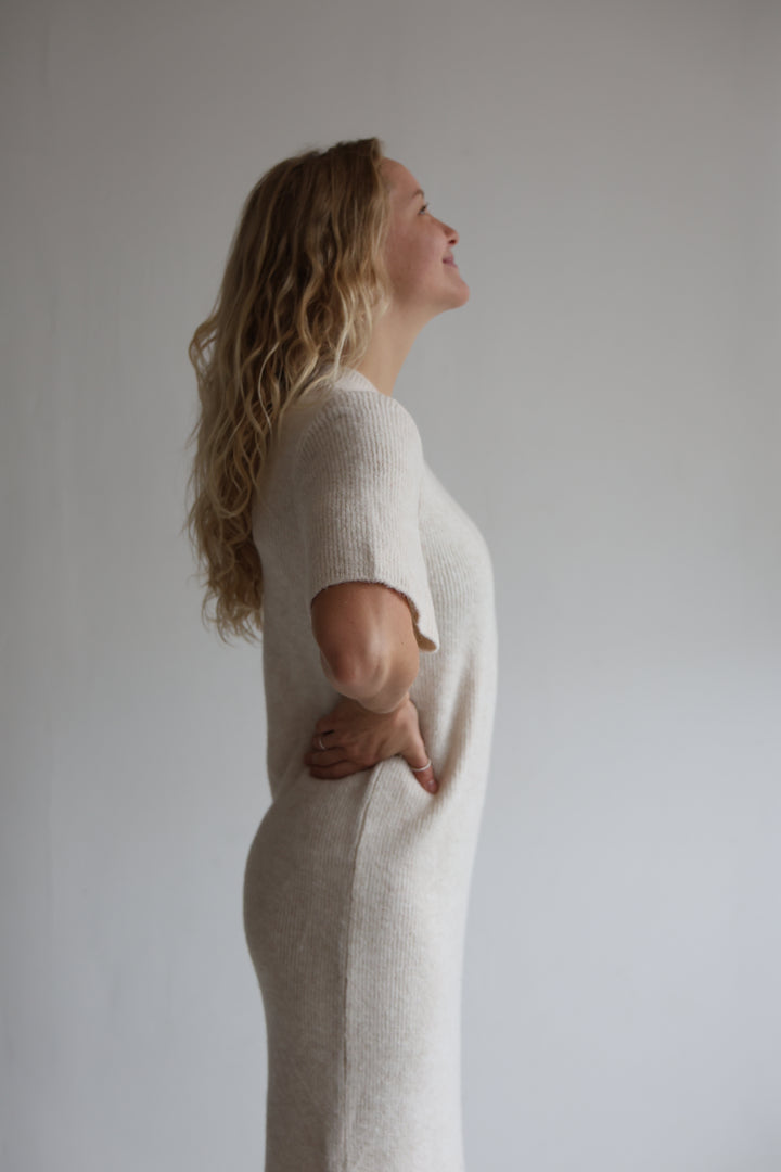 Langes Strickkleid Nuna