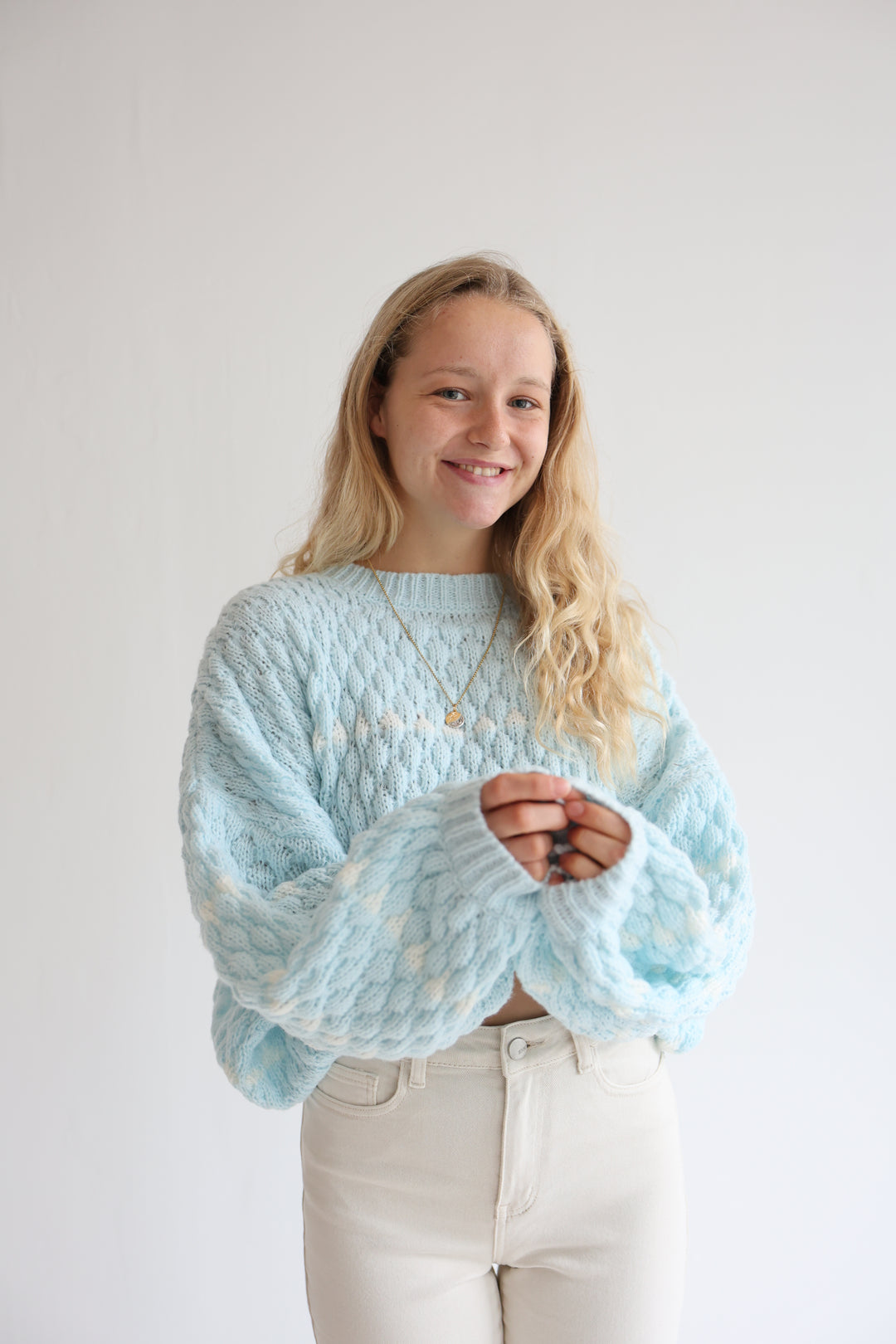 Bubble Knit Pullover