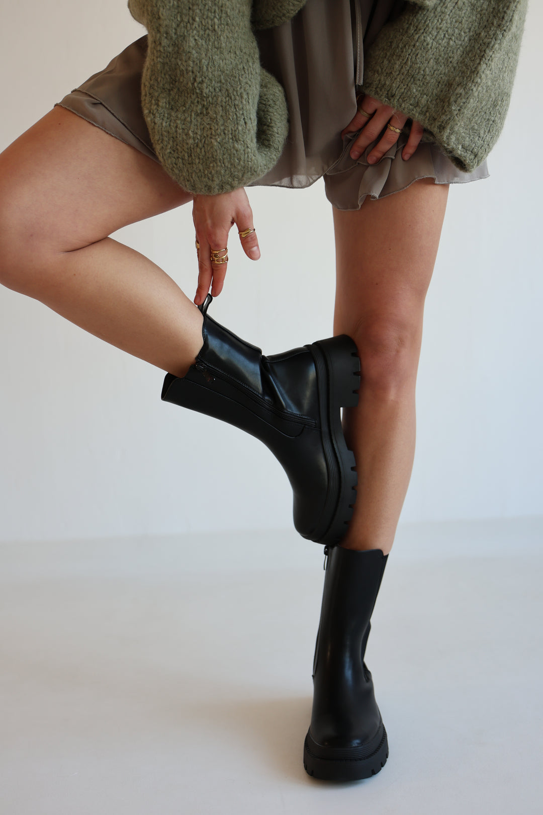 Platform Chelsea Boots Emilia