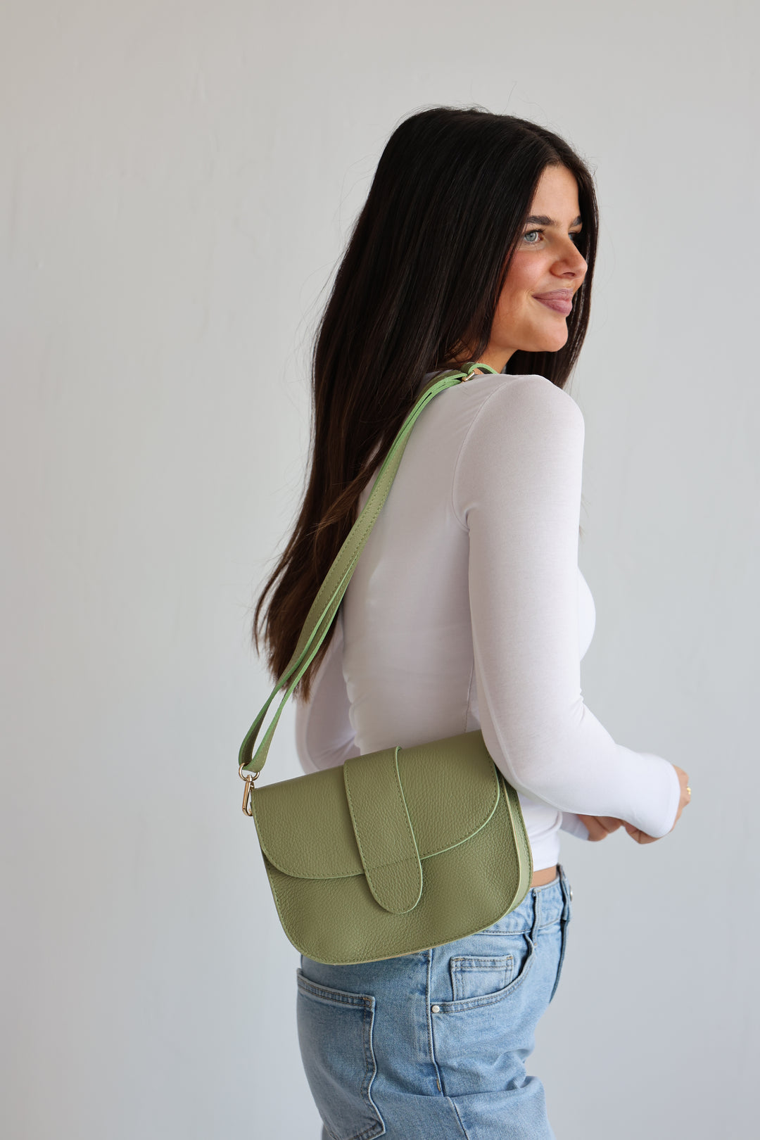 Sally Smooth Leather Handbag