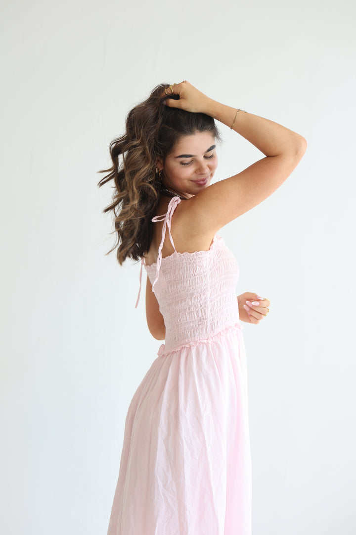Soft Horizon Cotton Dress