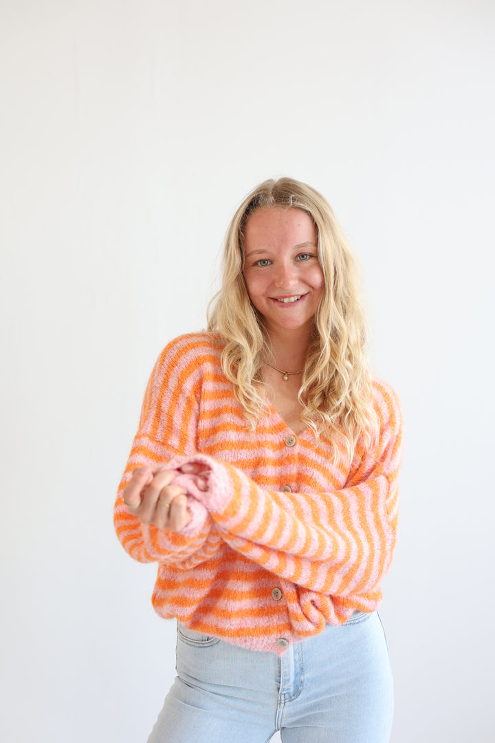 Gestreifter Cardigan Cosima