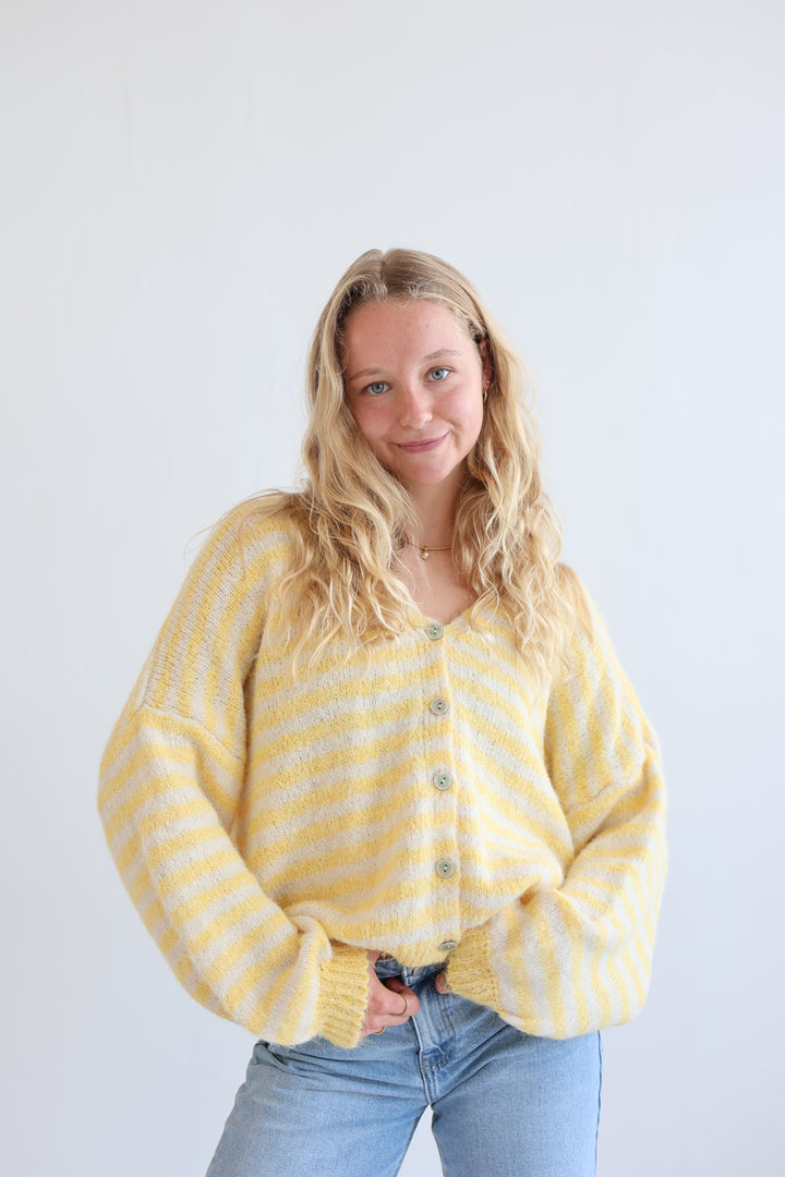 Gestreifter Cardigan Cosima