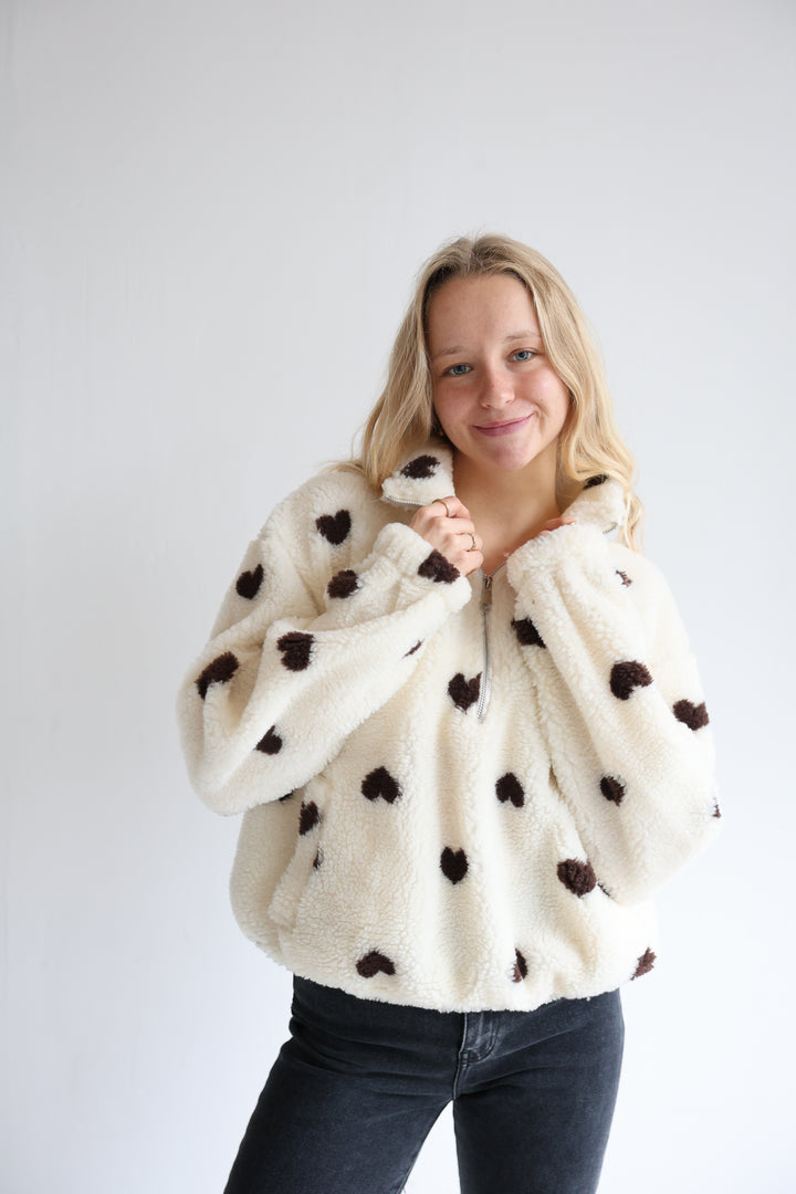 Teddy Zipper Warm Heart