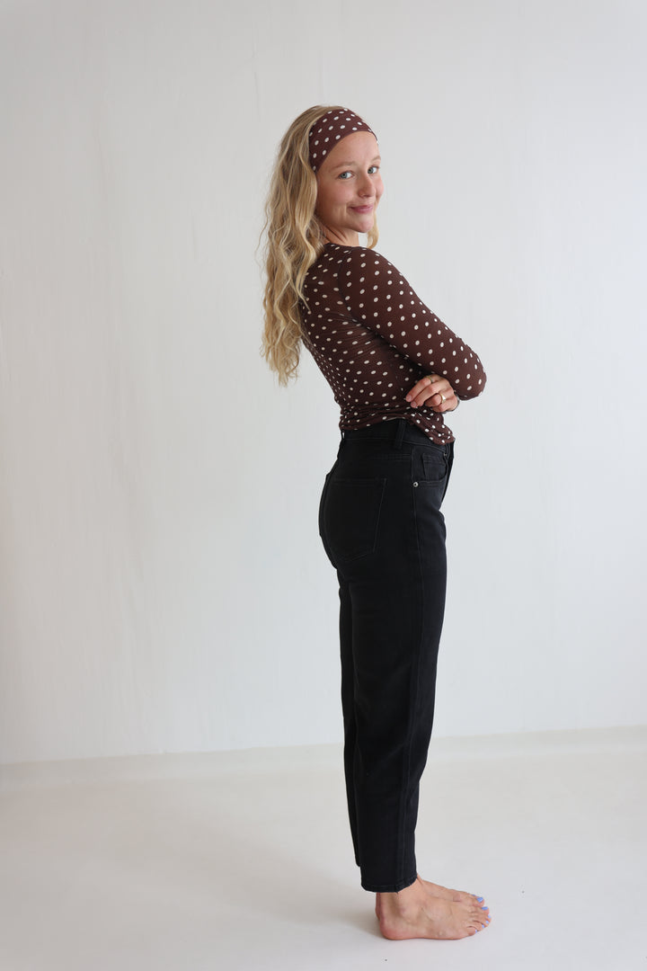 City Noir Mom Fit Jeans