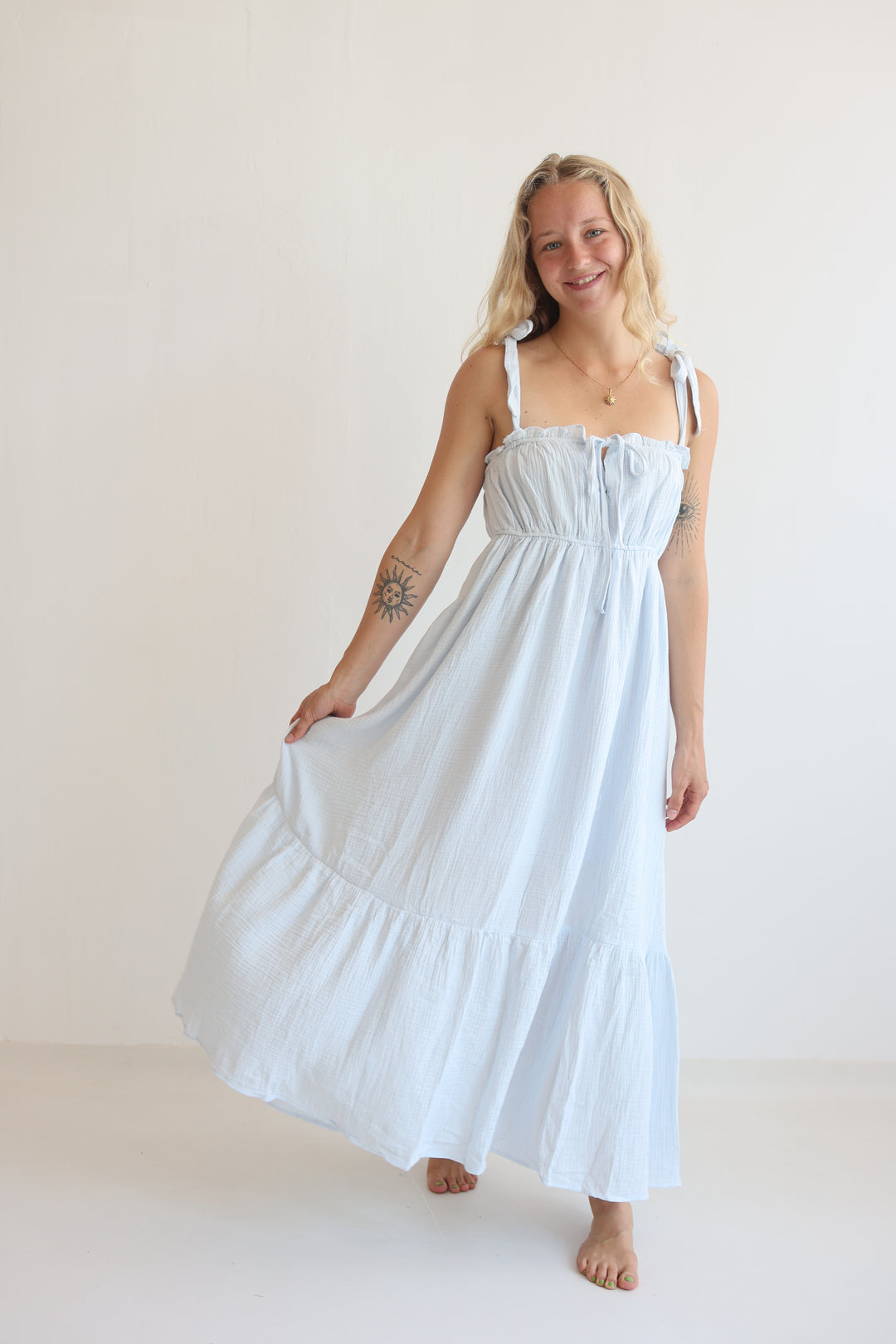 Pastel Musselin Summer Dress