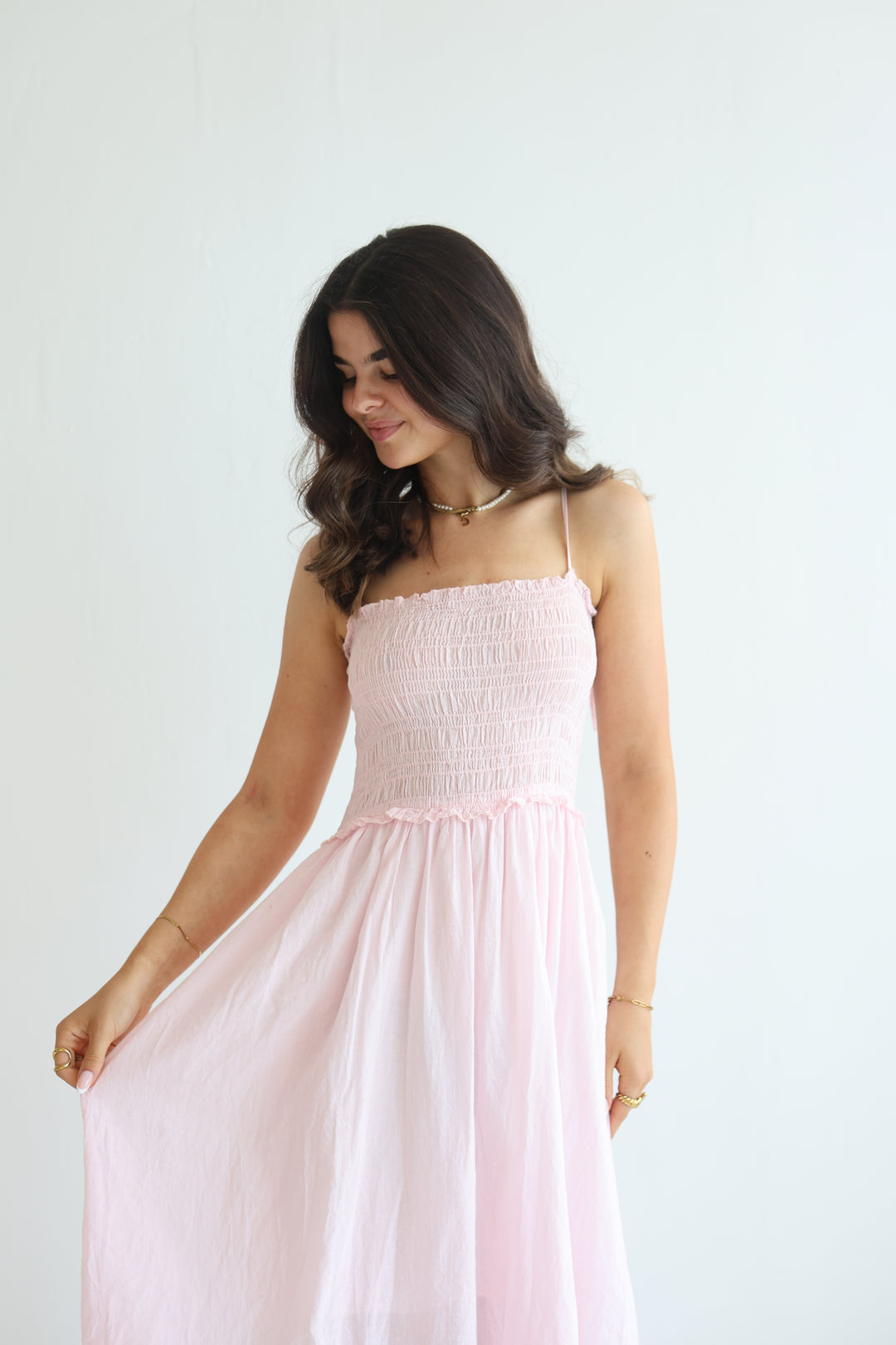 Soft Horizon Cotton Dress