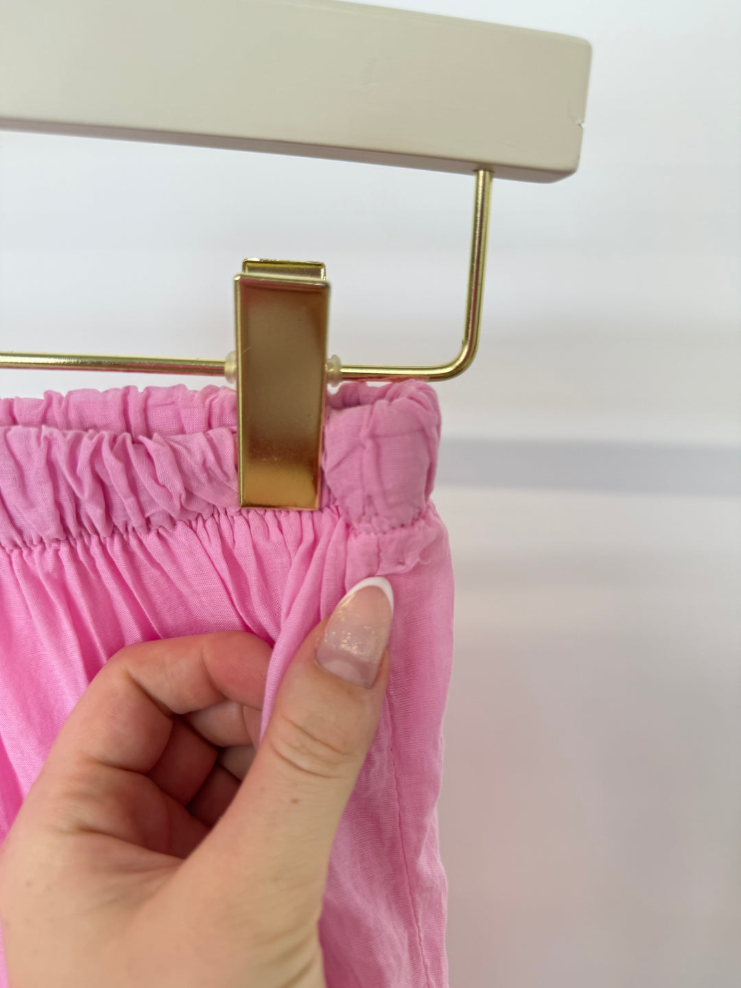 LANGER ROCK AUS BAUMWOLLE PINK (B-WARE)