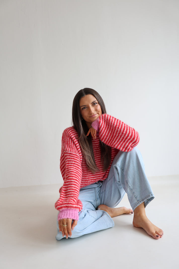 Gestreifter Pullover Moodline Knit