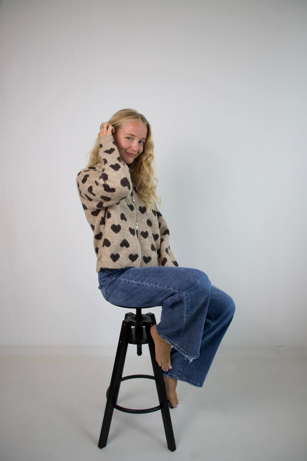 Heartbound Half-Zip Sweater