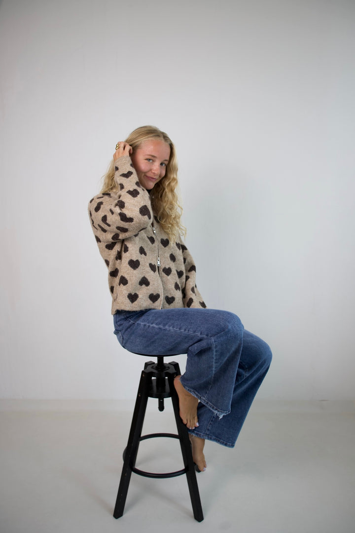 Heartbound Half-Zip Sweater