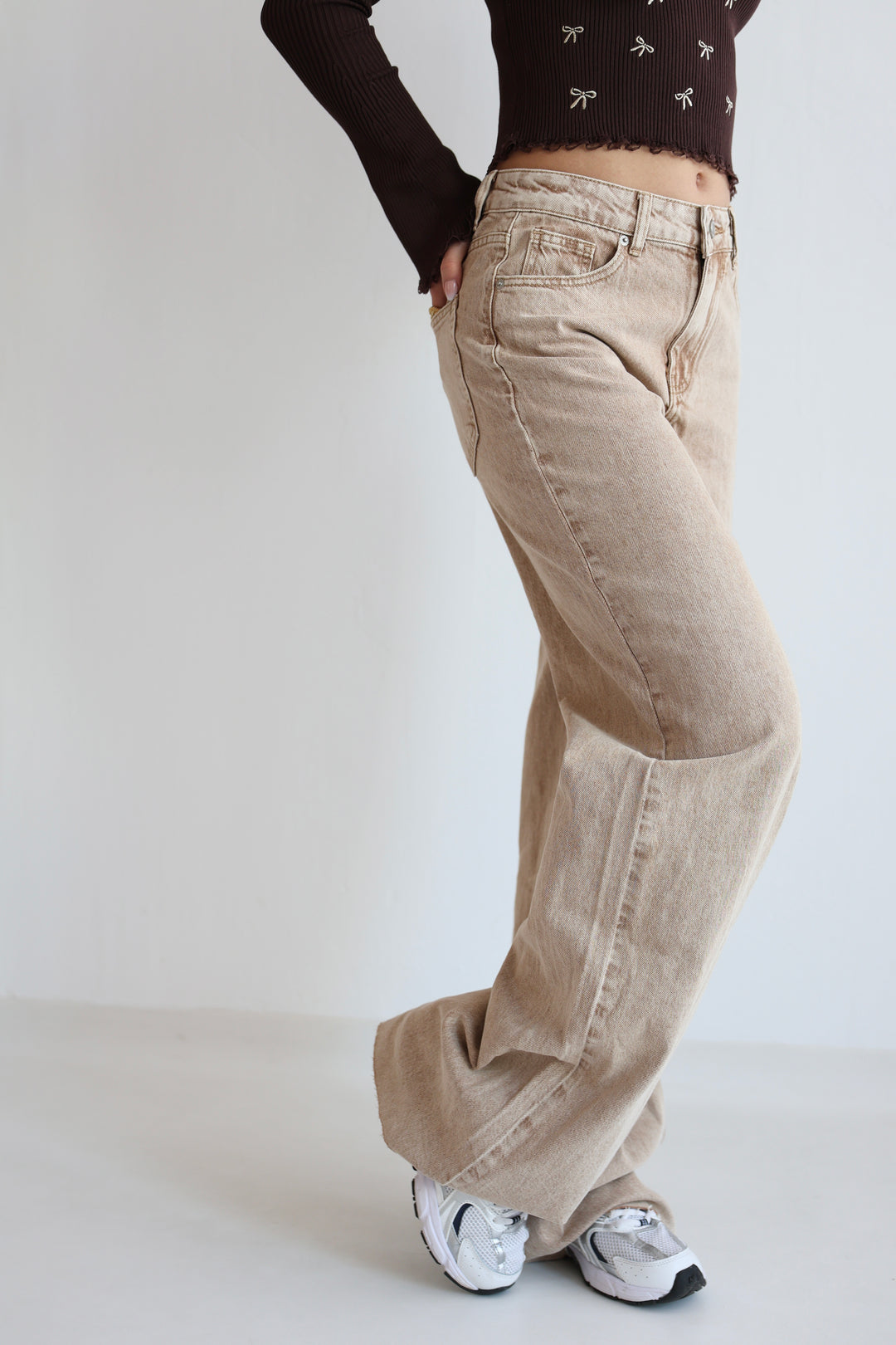 Extra Long Wide Leg Jeans Thessa