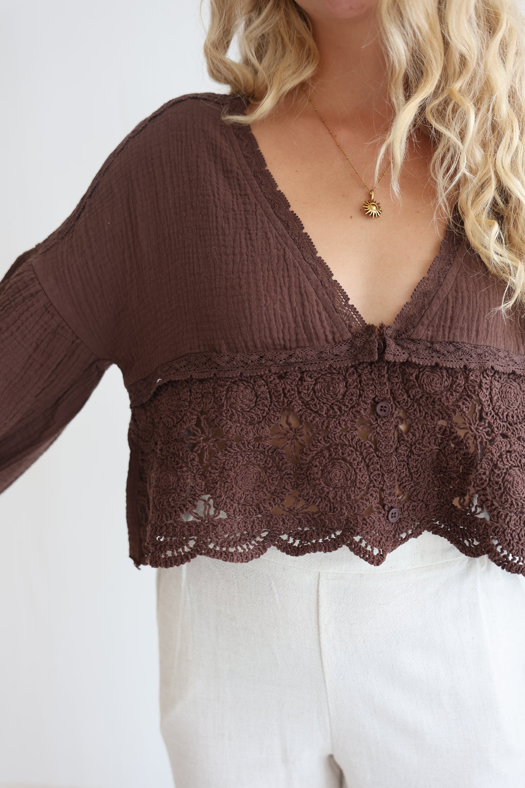 Crochetbluse Palma