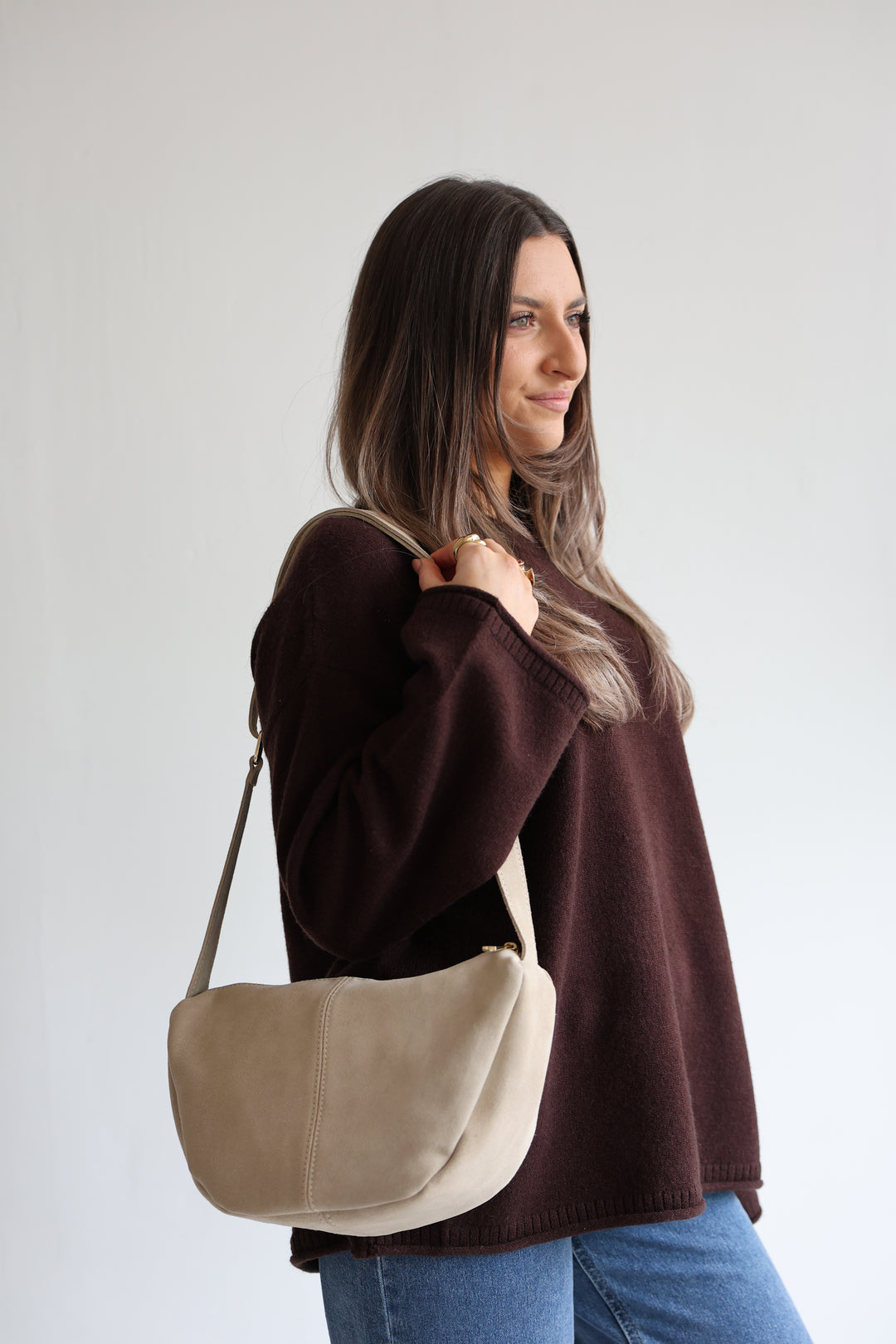 Wildledertasche Maple