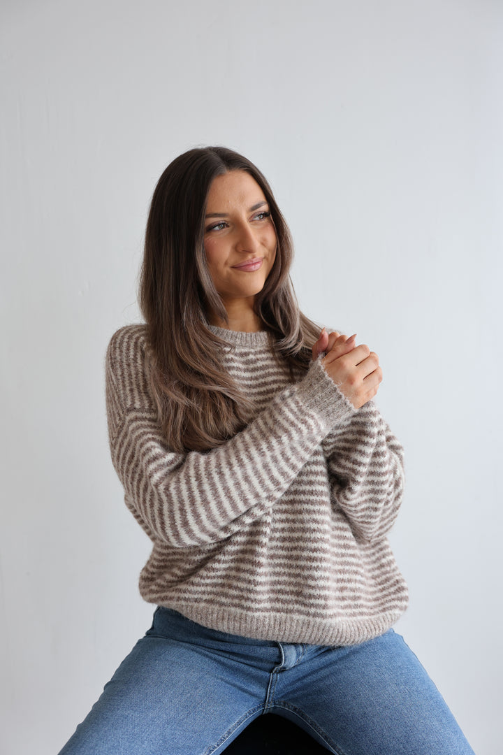 Gestreifter Pullover Moodline Knit