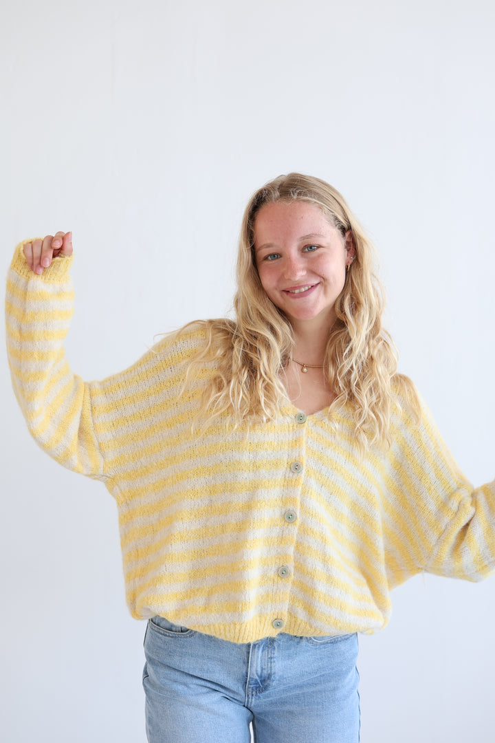 Gestreifter Cardigan Cosima