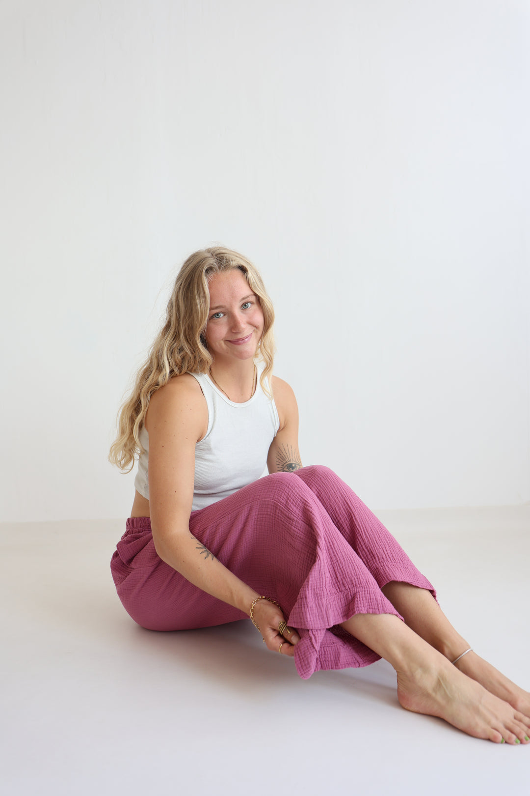 Casual Musselin Pants Petite