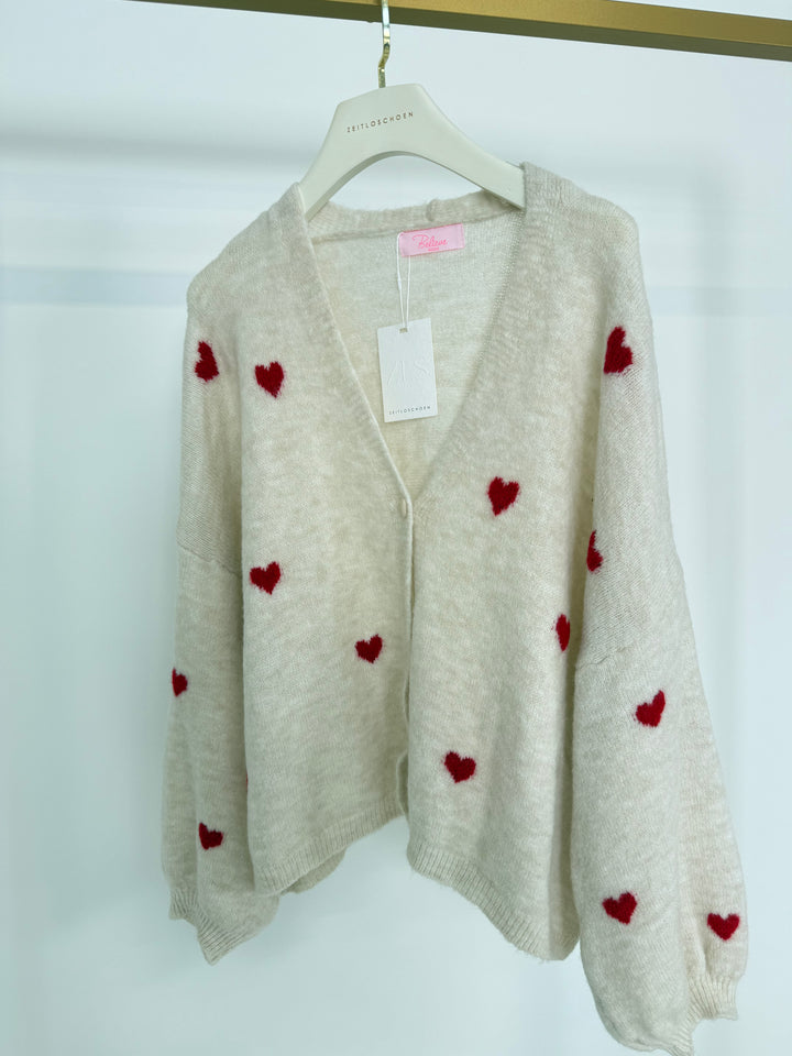 SOFT HEART KNIT CREME (B-WARE)
