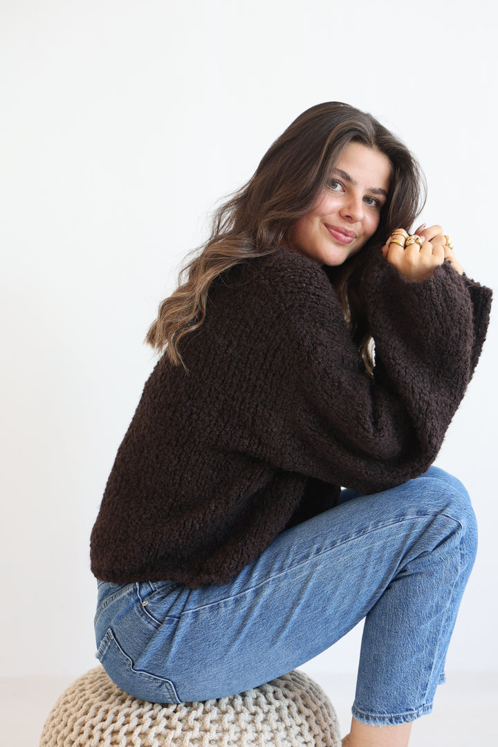 Cardigan Fluffy Tie