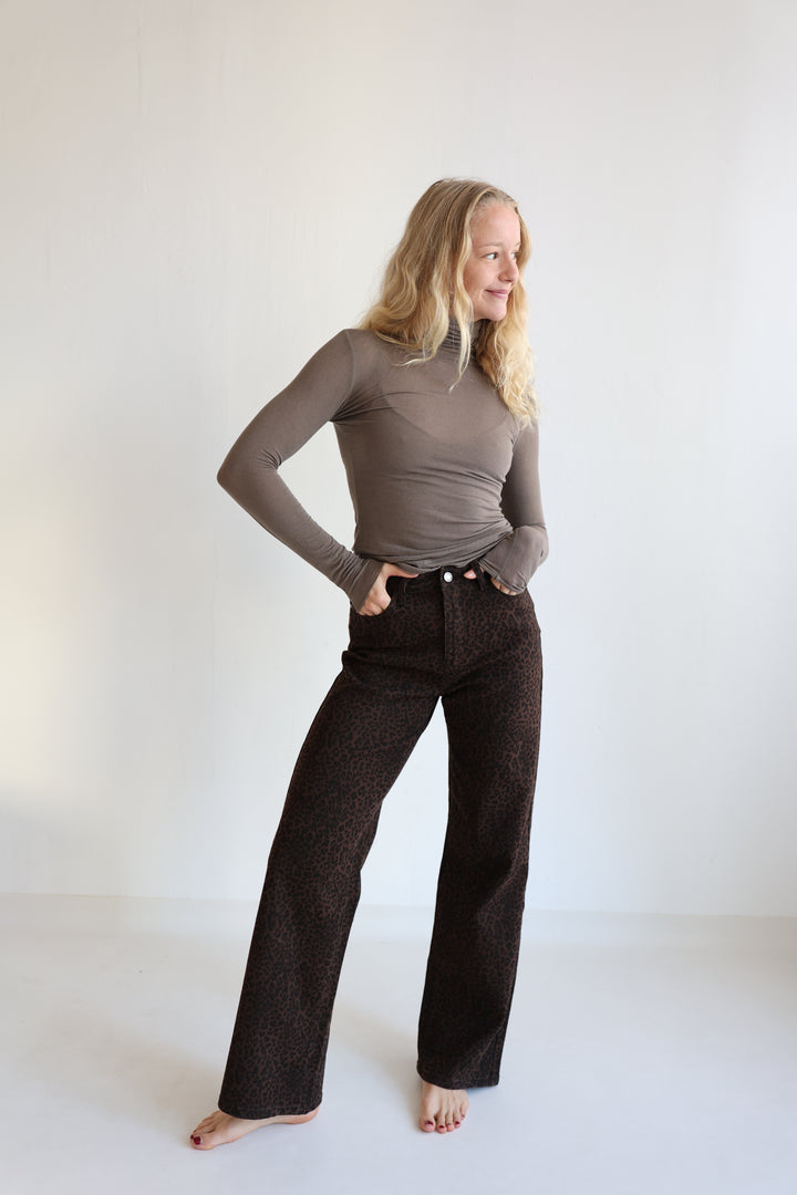 Straight Fit Jeans Wild Choco