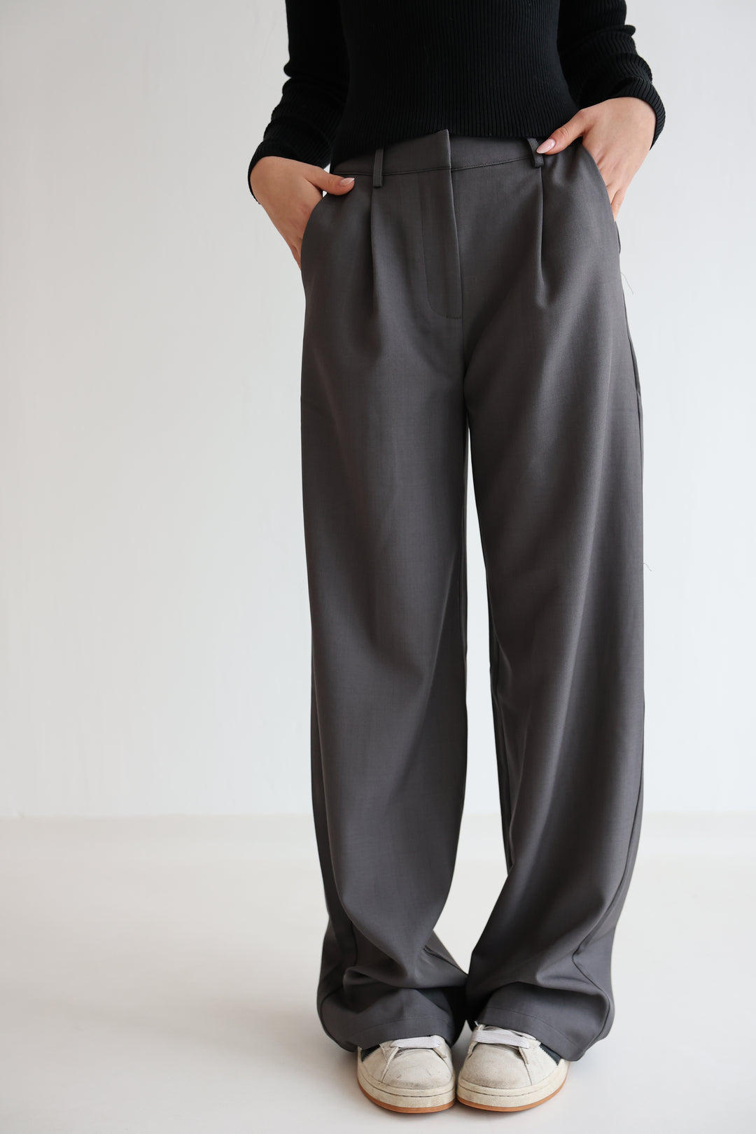 Bundfaltenhose Casual Look