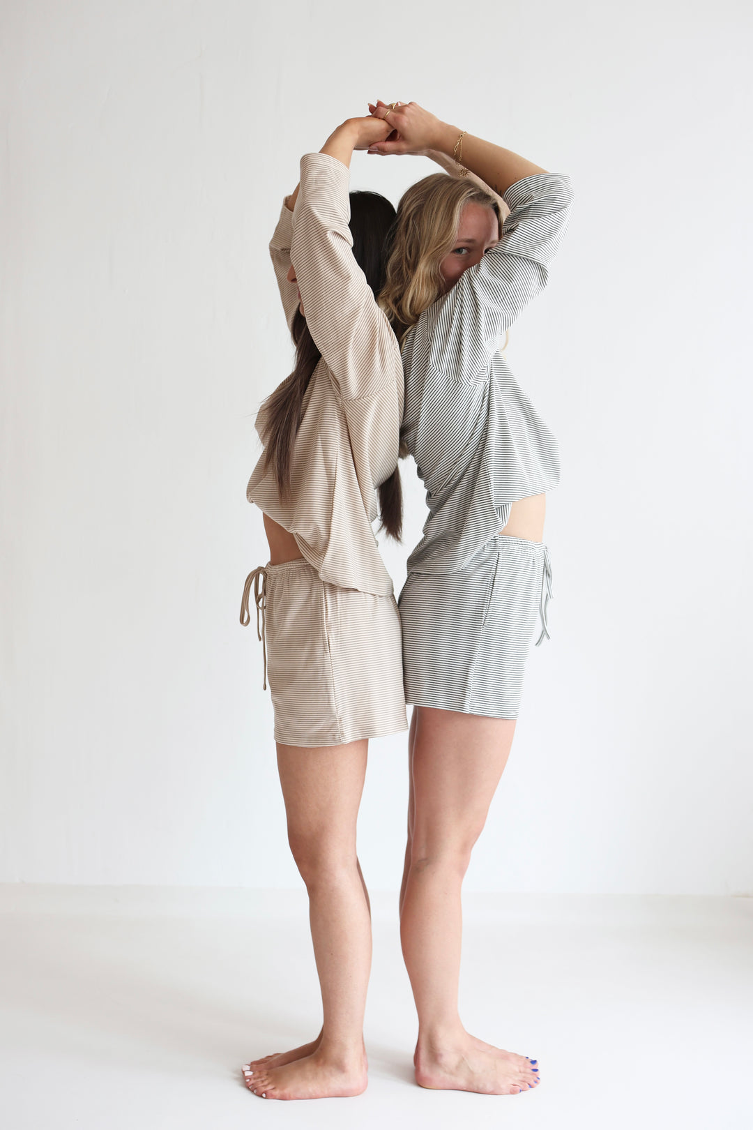 Soft Striped Shorts