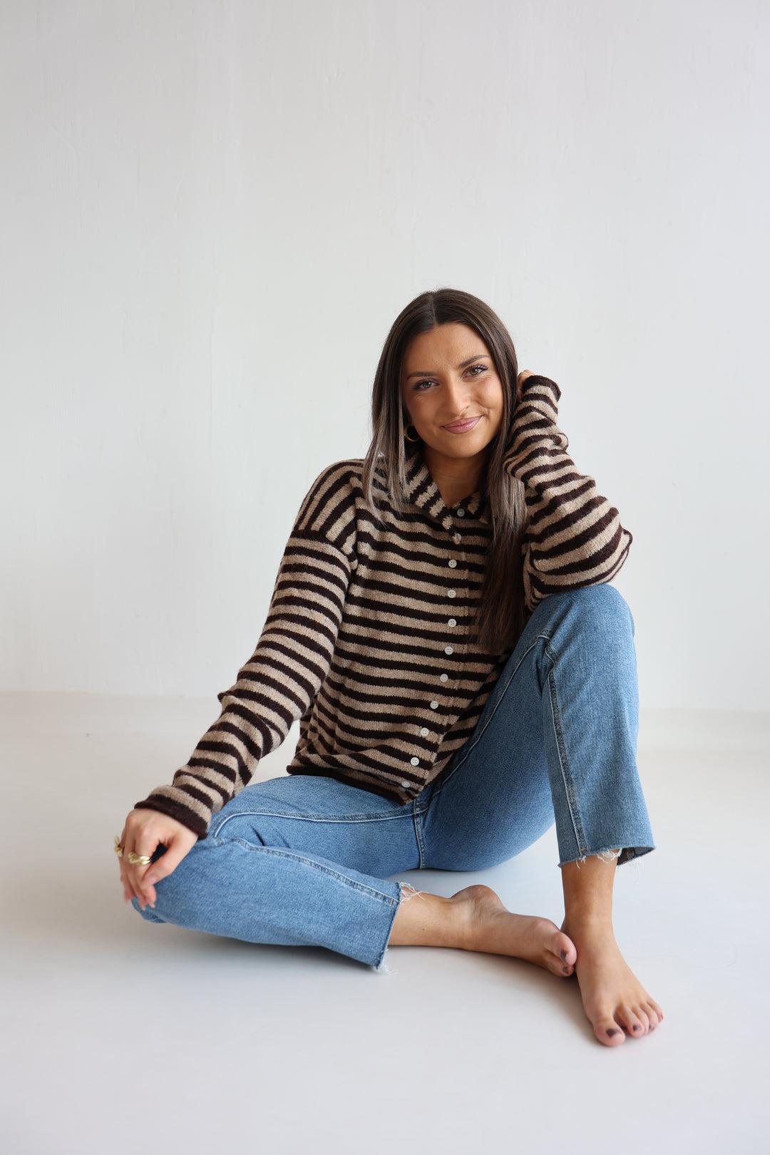 Striped Classy Cardigan