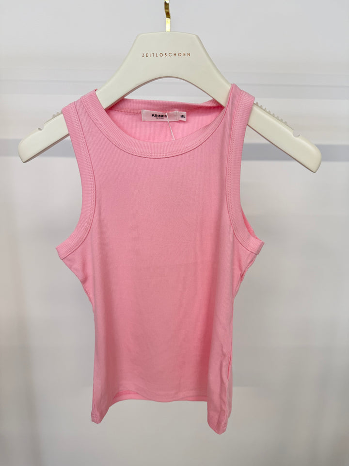 SLIM FIT RIBBED TANKTOP BLOSSOM GR.M/L (B-WARE)
