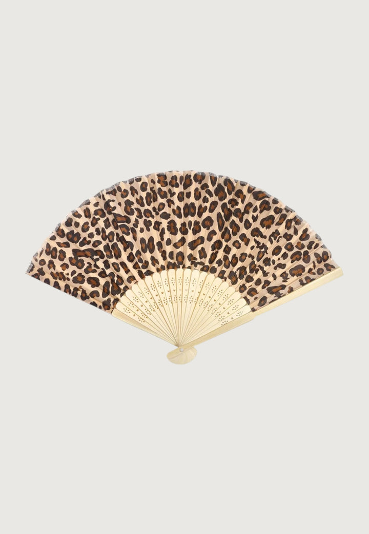 Leopard Luxe Fächer