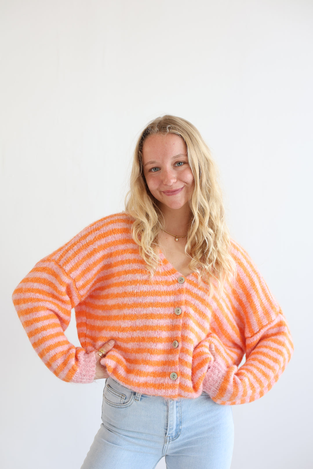 Gestreifter Cardigan Cosima