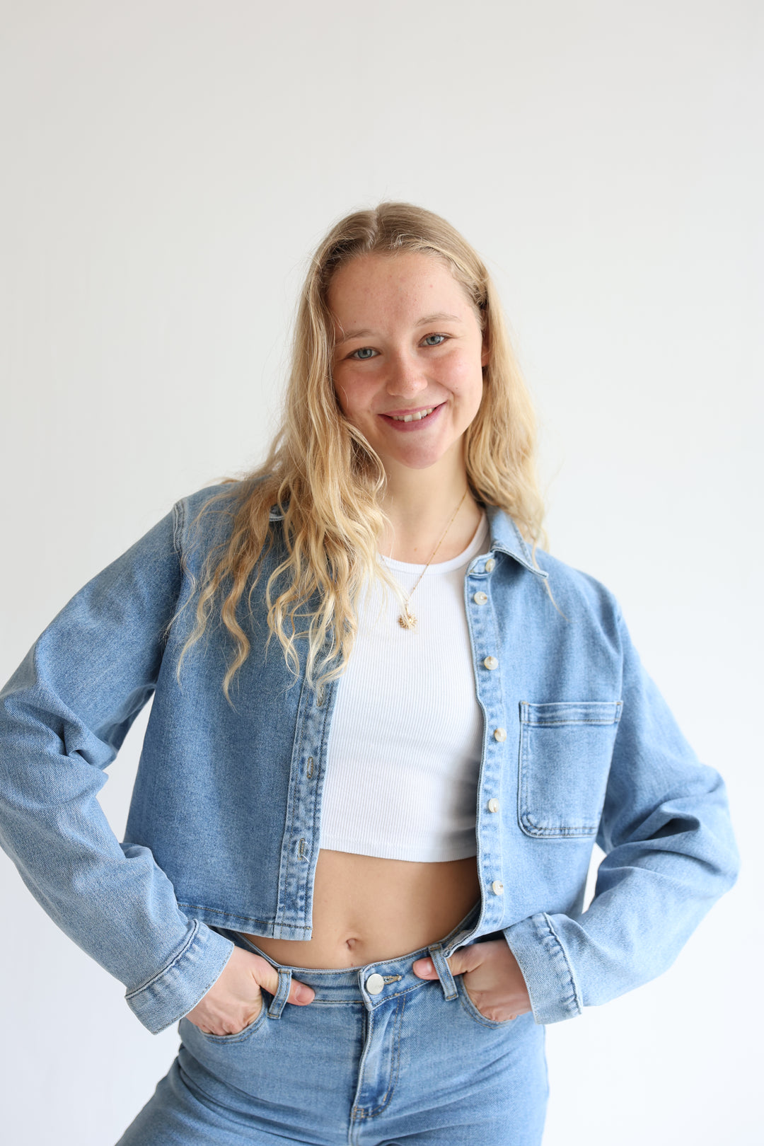 Cropped Jeansjacke Perfect Look