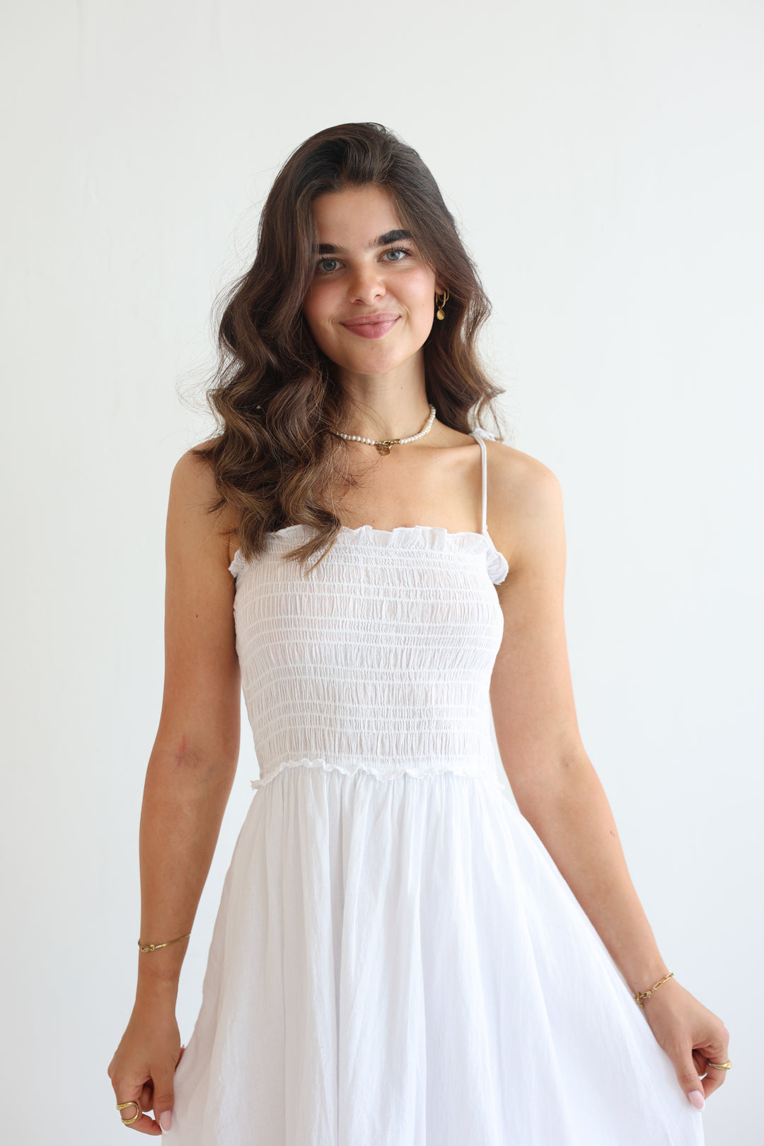 Soft Horizon Cotton Dress