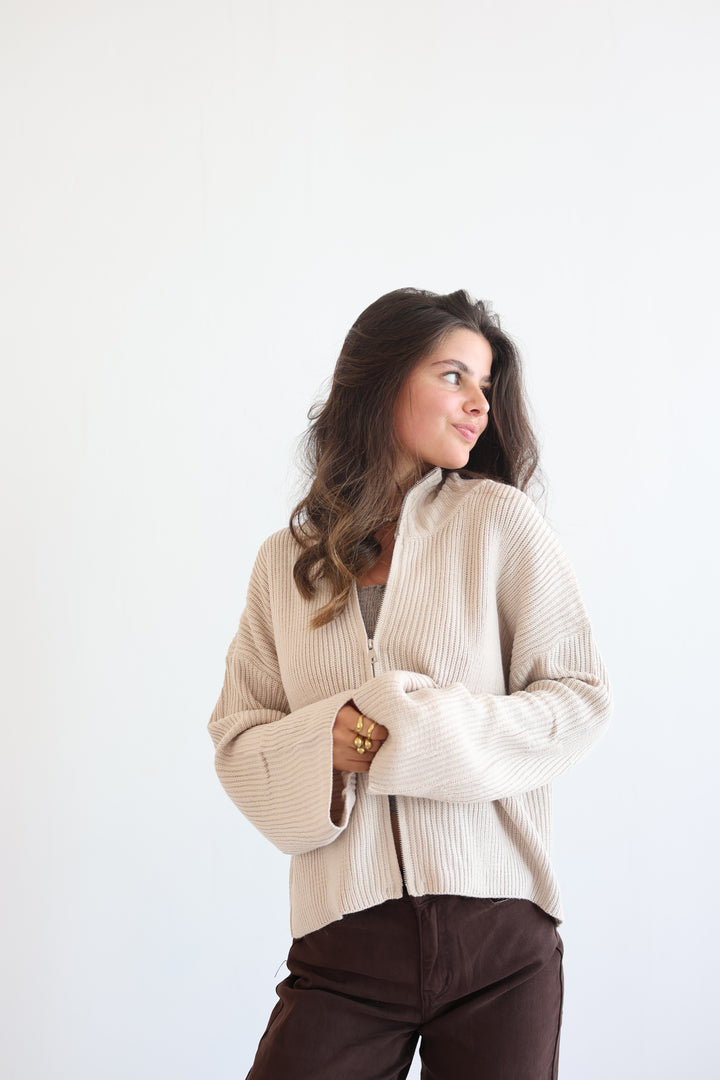 Softline Zip Cardigan