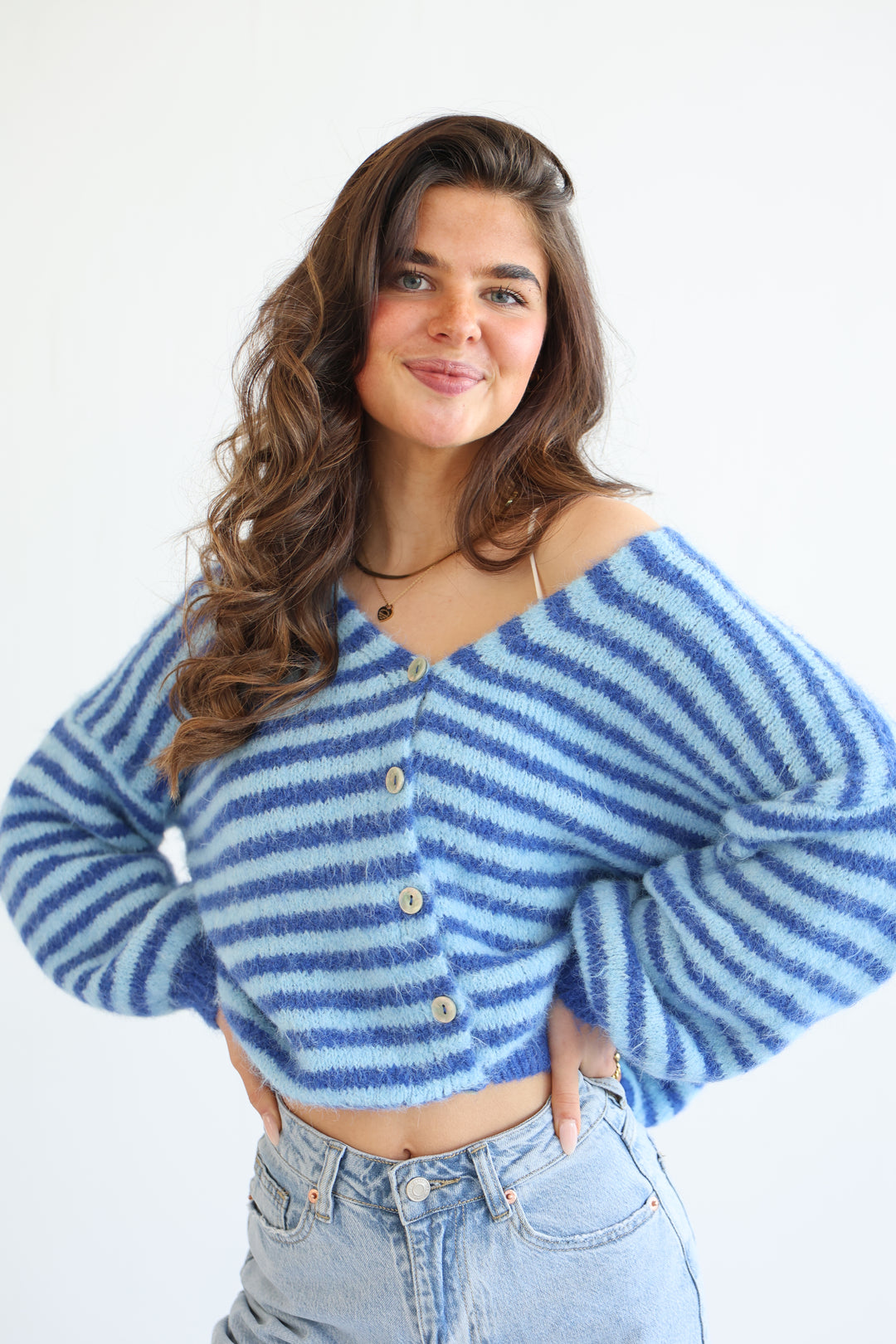 Gestreifter Cardigan Cosima