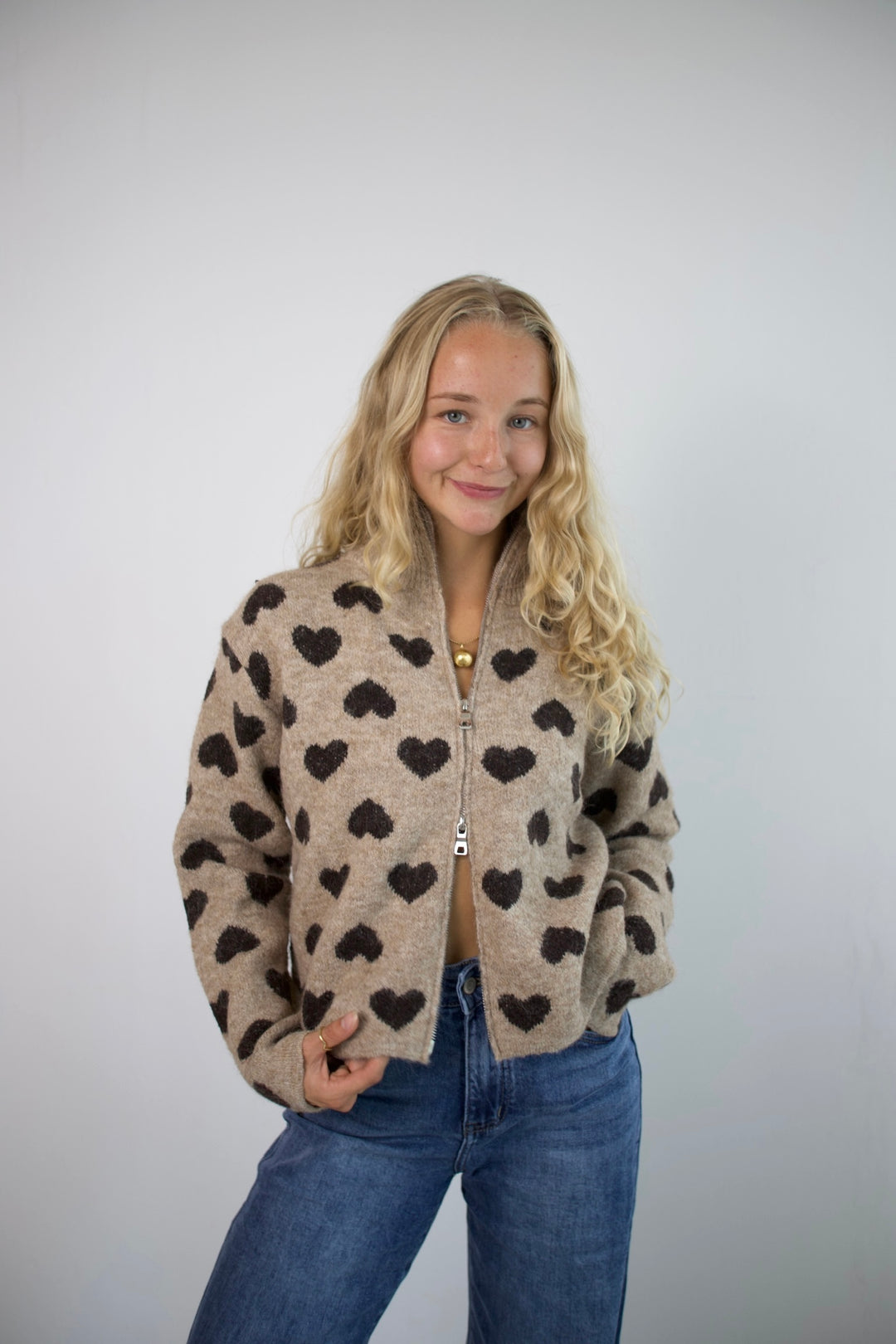 Heartbound Half-Zip Sweater