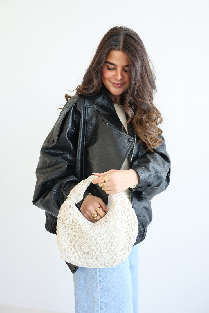 Crochet Knot Handle Bag