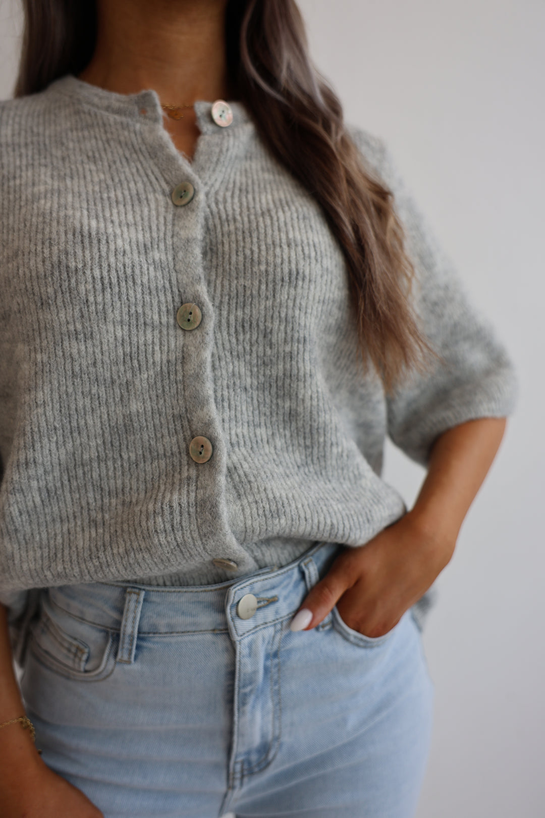 Kurzarm Cardigan Jolina