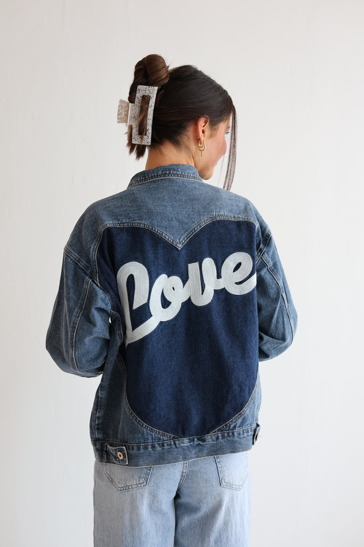 Love Letter Denim Jacket