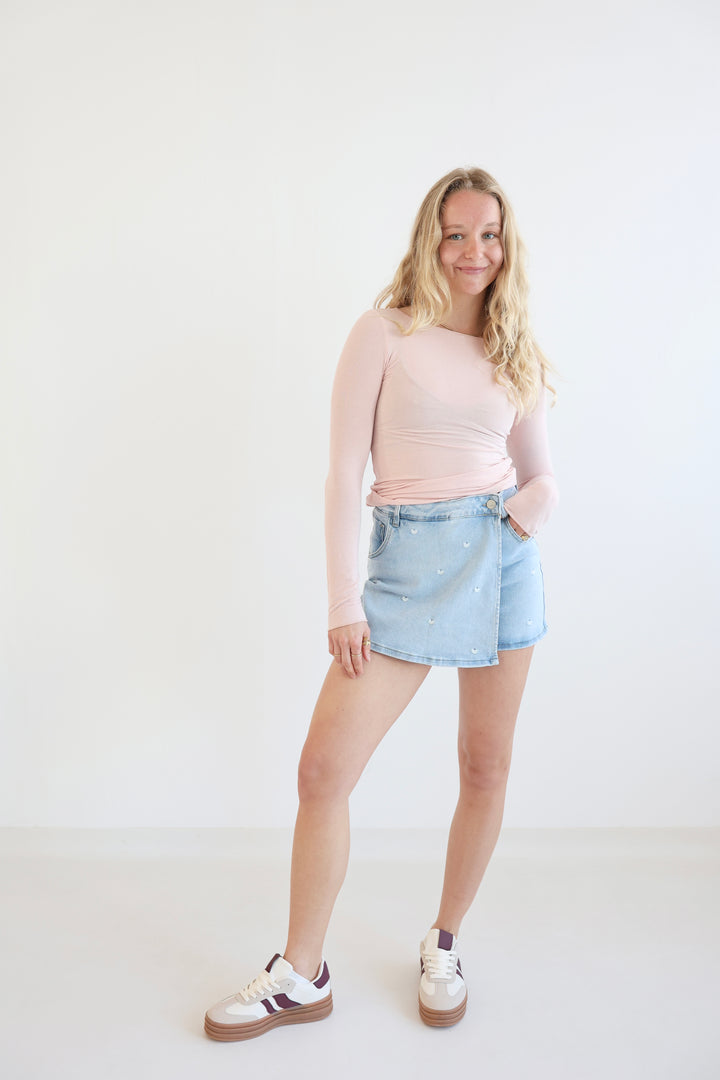 Jeans-Hosenrock Tiny Hearts