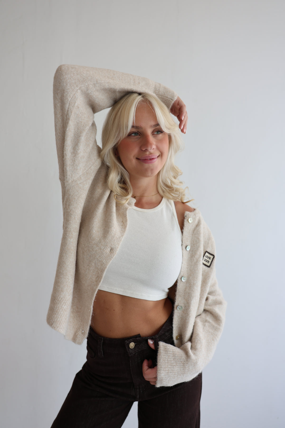 Strickjacke Love is Love