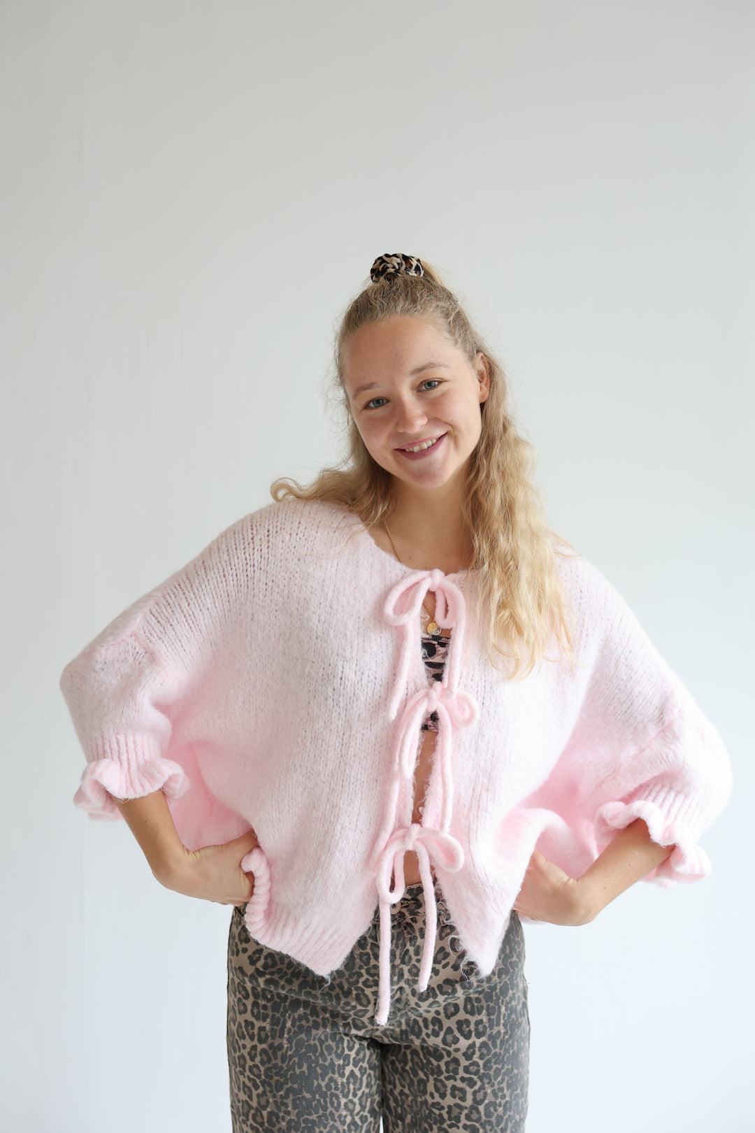 Cardigan mit Schleifen Lilly (3/4-Arm)