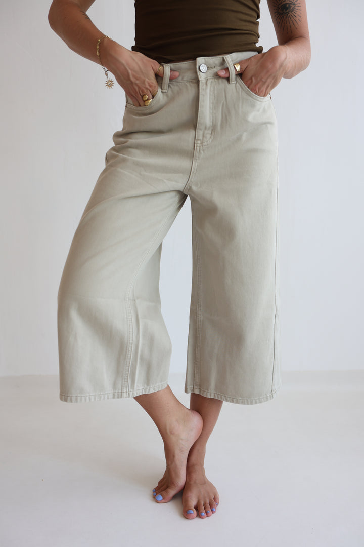 Sandstone Muse Denim Culotte