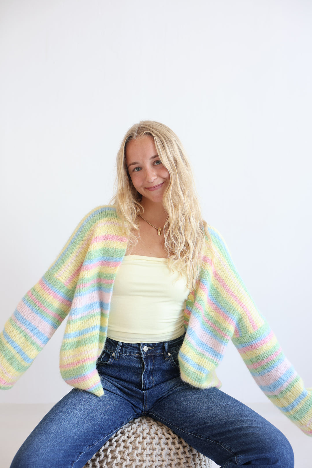 Cotton Candy Cardigan