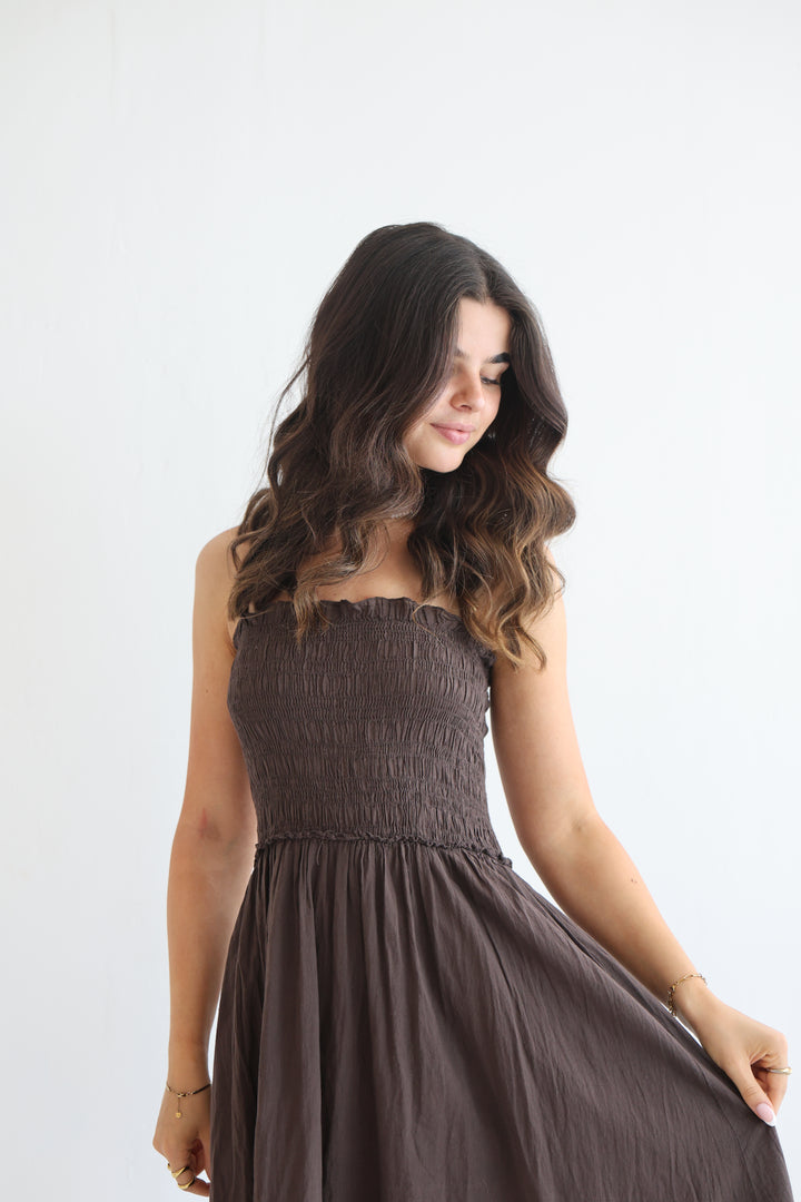 Soft Horizon Cotton Dress