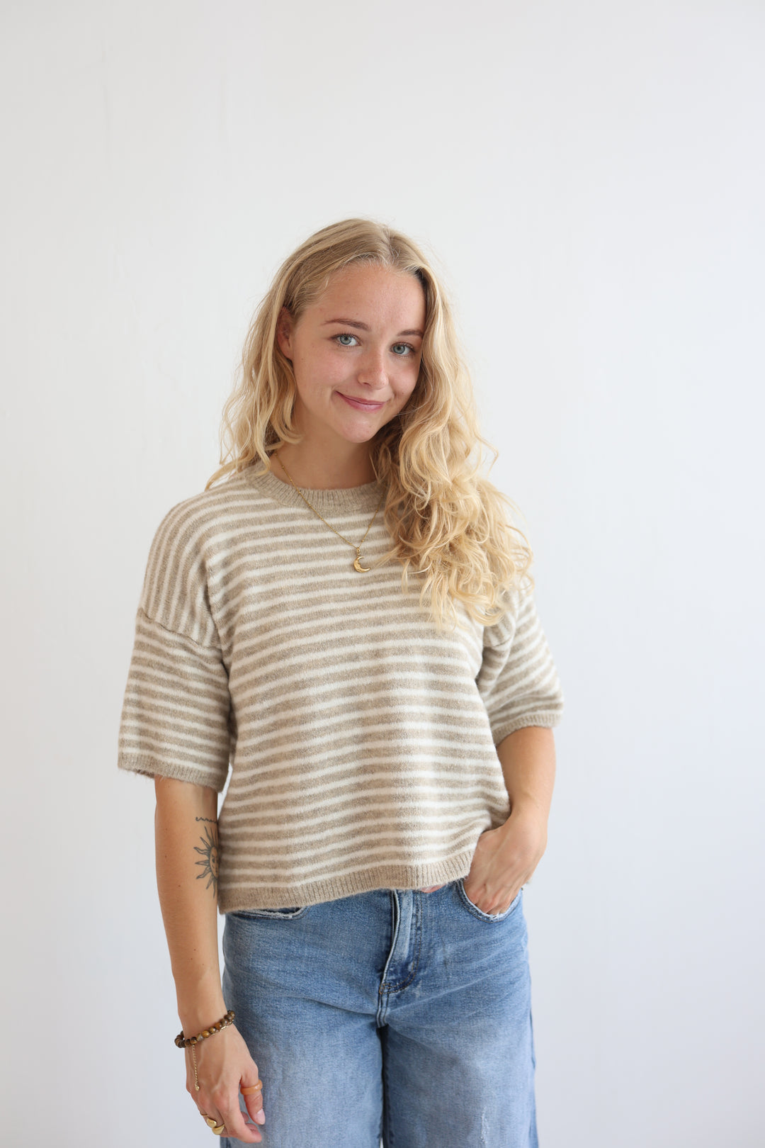 Dreamy Short-Sleeve Knit