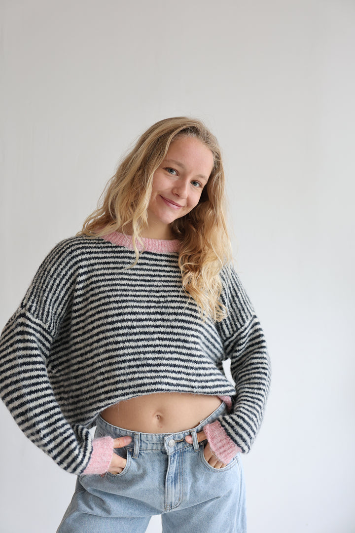 Gestreifter Pullover Moodline Knit